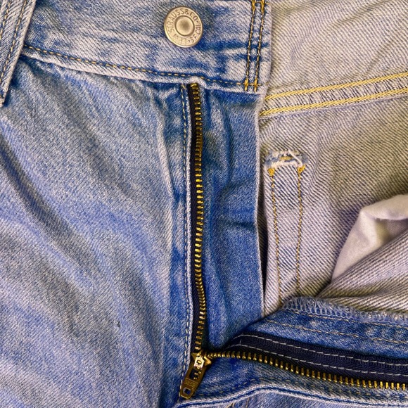 Levis Jeans Womens 31 Light Blue Cinch Baggy Wide Leg High Rise Denim Skater Y2K - Picture 13 of 16